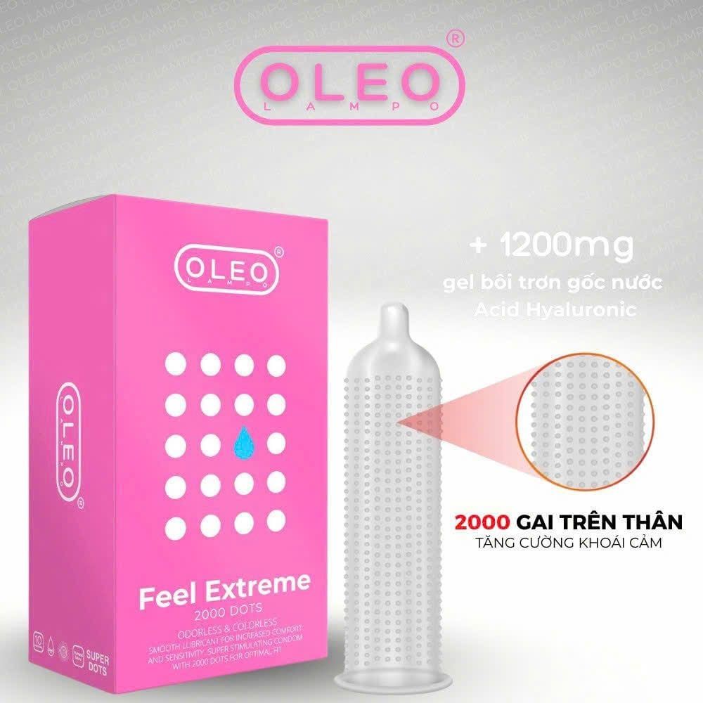 Bao cao su Oleo 0.02 nhieu gel