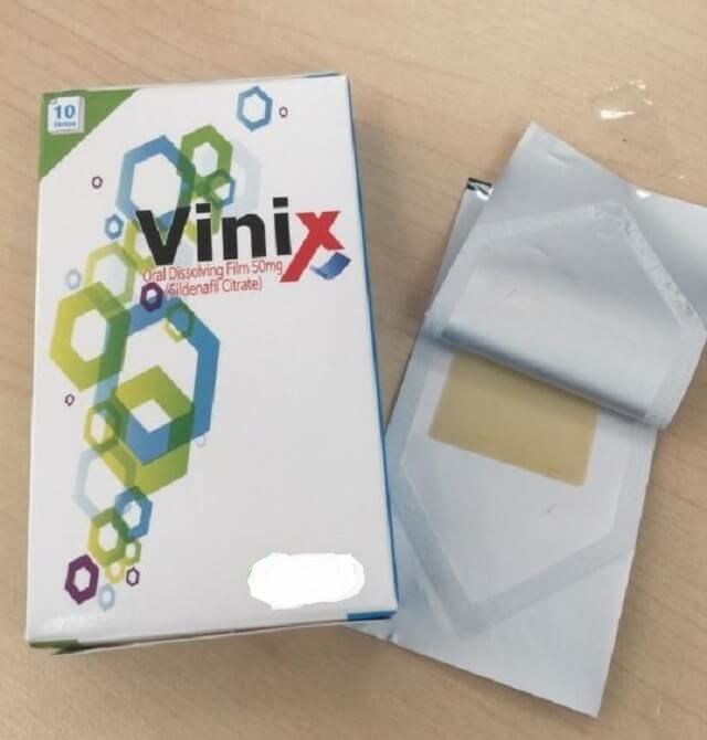 Tem ngậm Vinix chuẩn xịn hộp 10 tem
