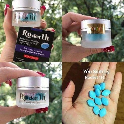 Hộp 10 Vi&ecirc;n Xanh Đồng Hồ Rocket