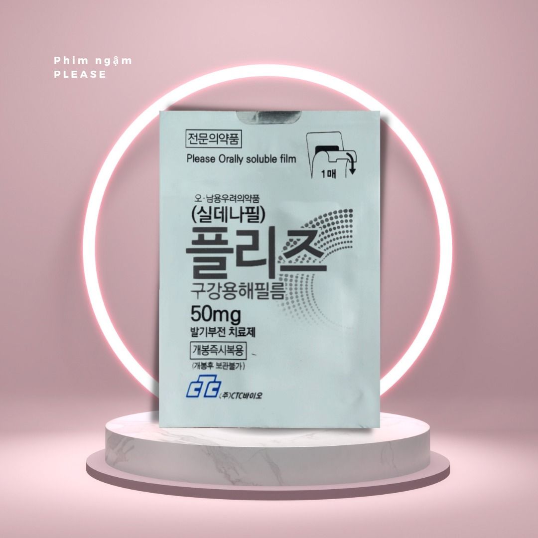 Vi&ecirc;n kẹo tem cuongduong nam cực mạnh Tem Ngậm Please Orally Soluble Film