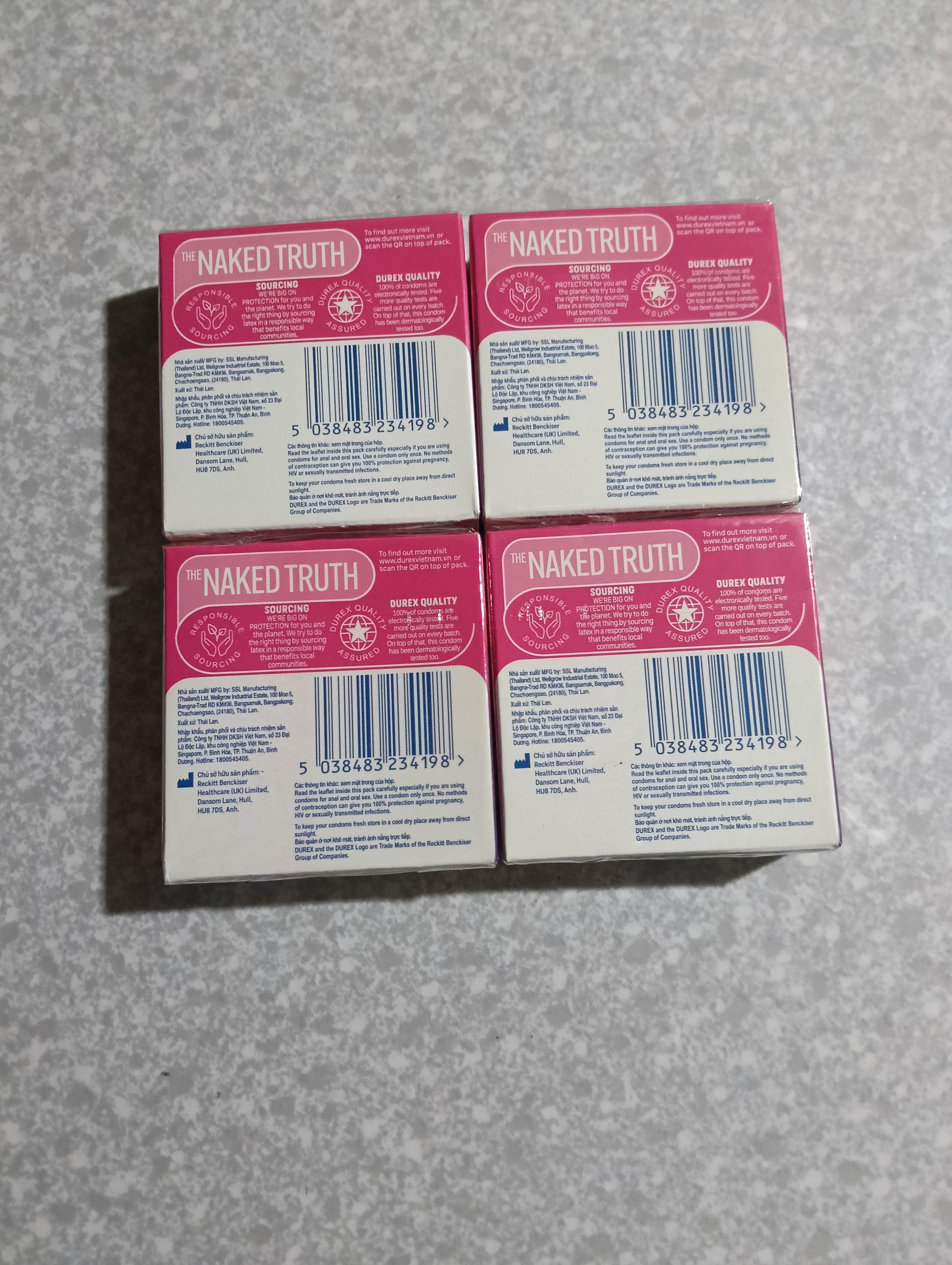 Bao cao su Durex g&acirc;n gai