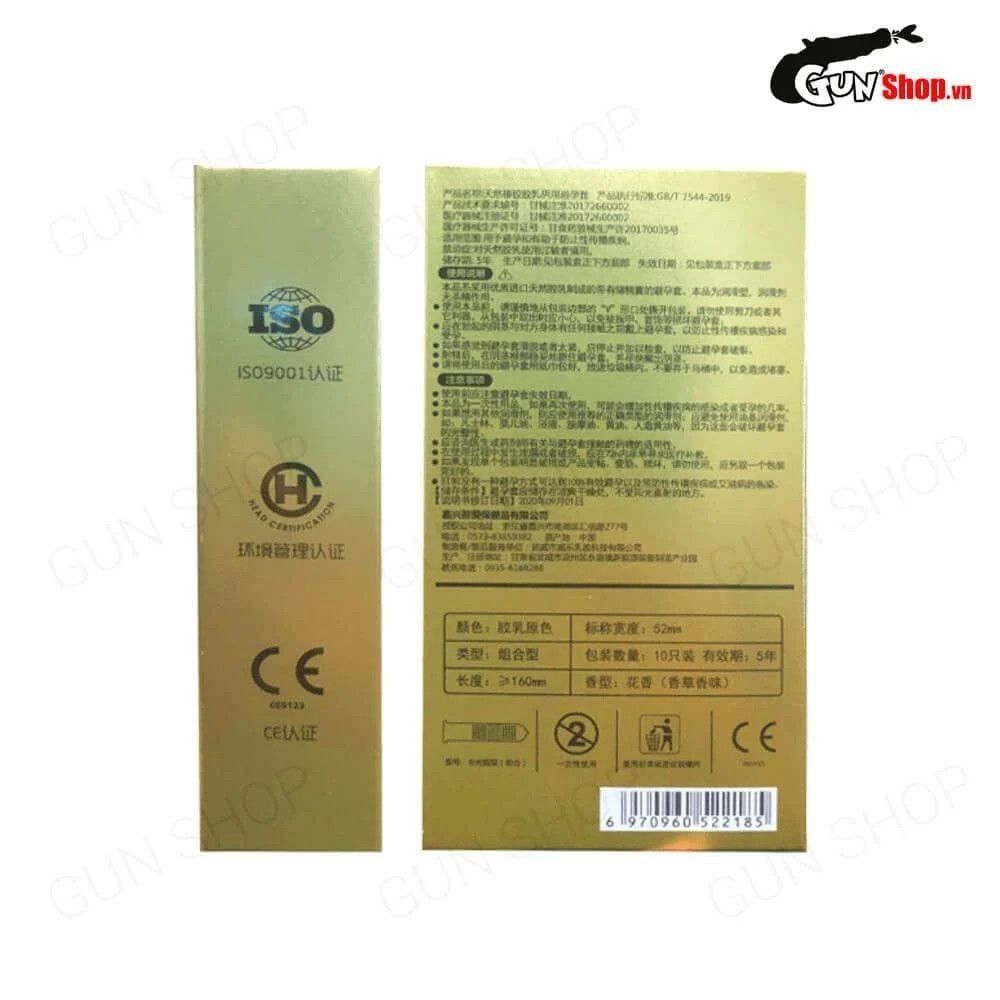 Bao cao su OLO 0.01 Gold - l&agrave;nh t&iacute;nh v&agrave; đ&aacute;ng tin