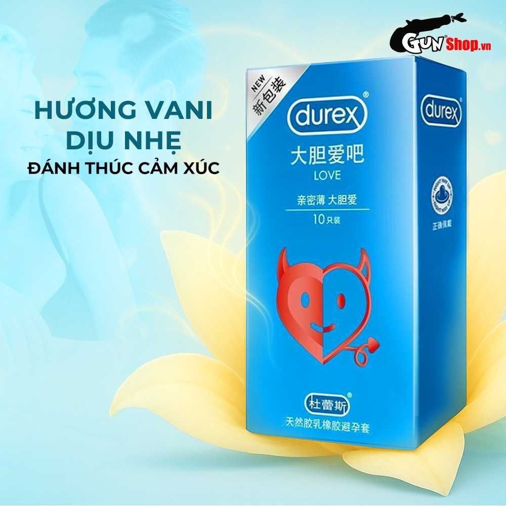 Durex Love - Si&ecirc;u mỏng, hương vani