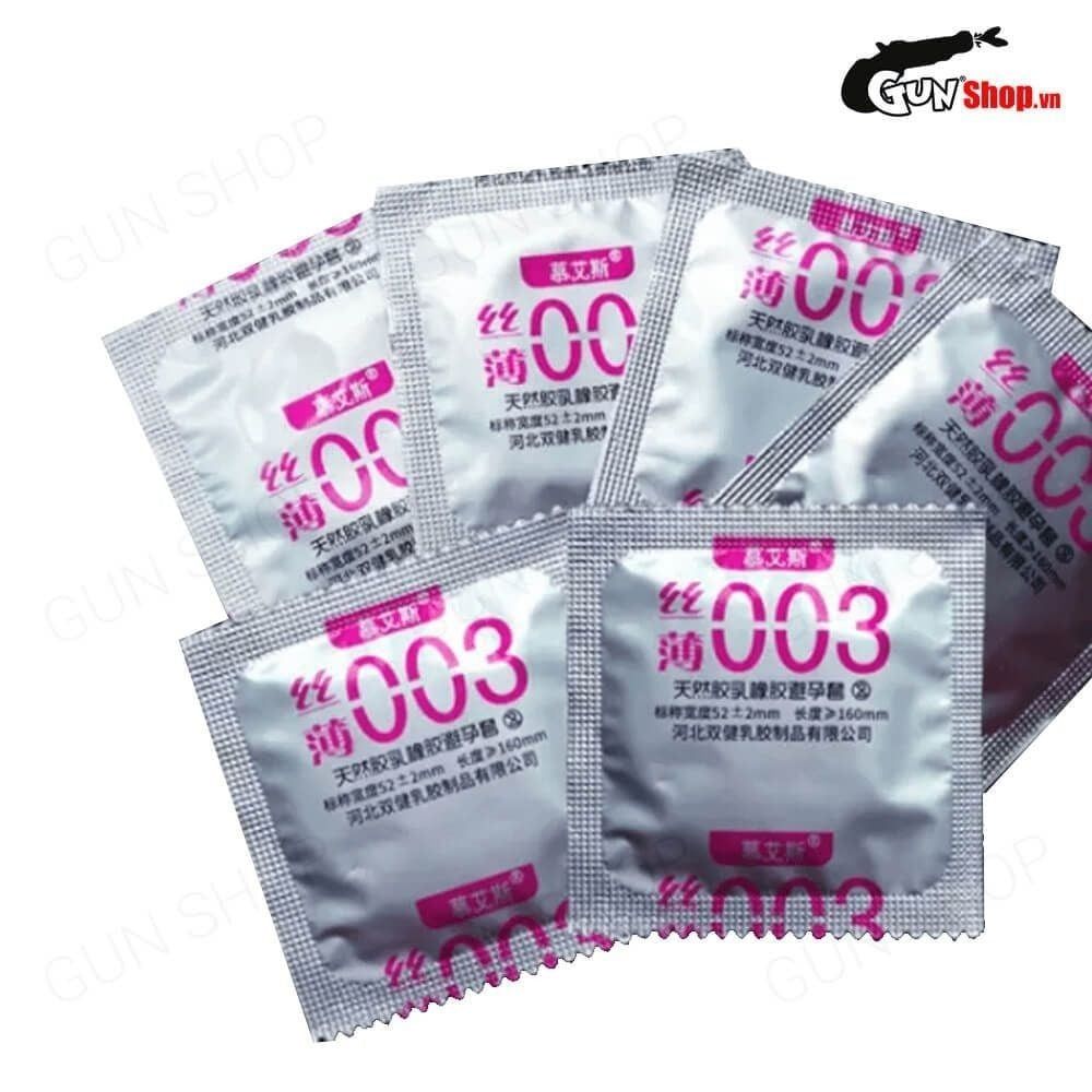 Bao cao su Muaisi 0.03 Ultrathin Trắng c&oacute; trạng th&aacute;i tốt