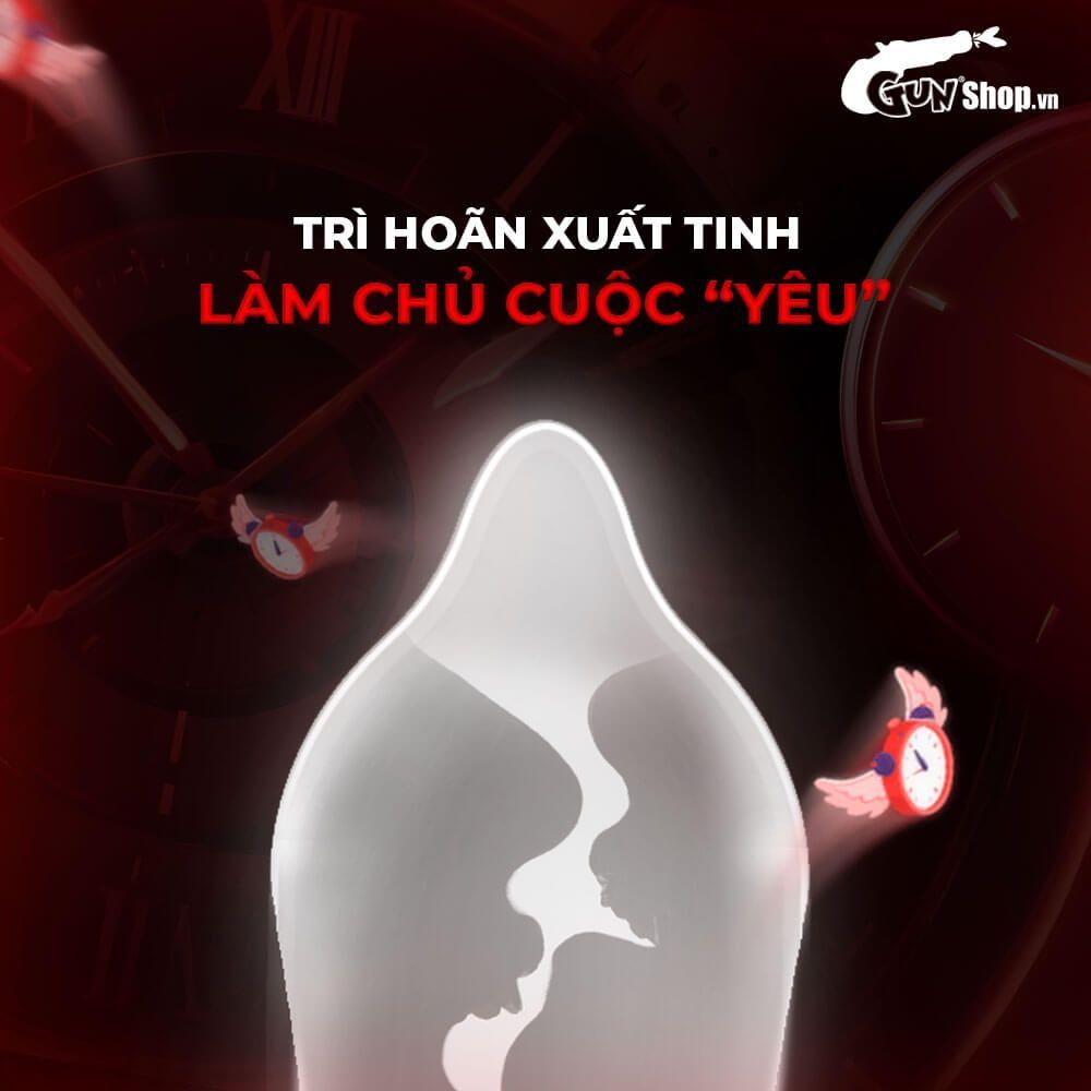 Bao cao su Muaisi Imported Latex Red - K&eacute;o d&agrave;i thời gian