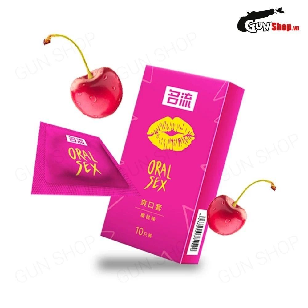 Bao cao su hương anh đ&agrave;o