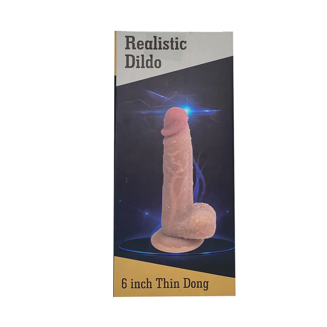 Dương Vật Giả Realistic Dildo 6 Inch Thin Dong Như Thật