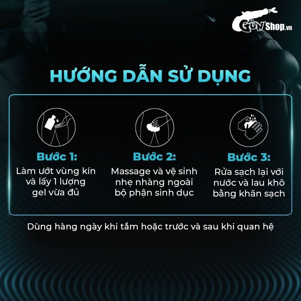 Dung dịch vệ sinh nam Shell Pure Peppermint Extract 6
