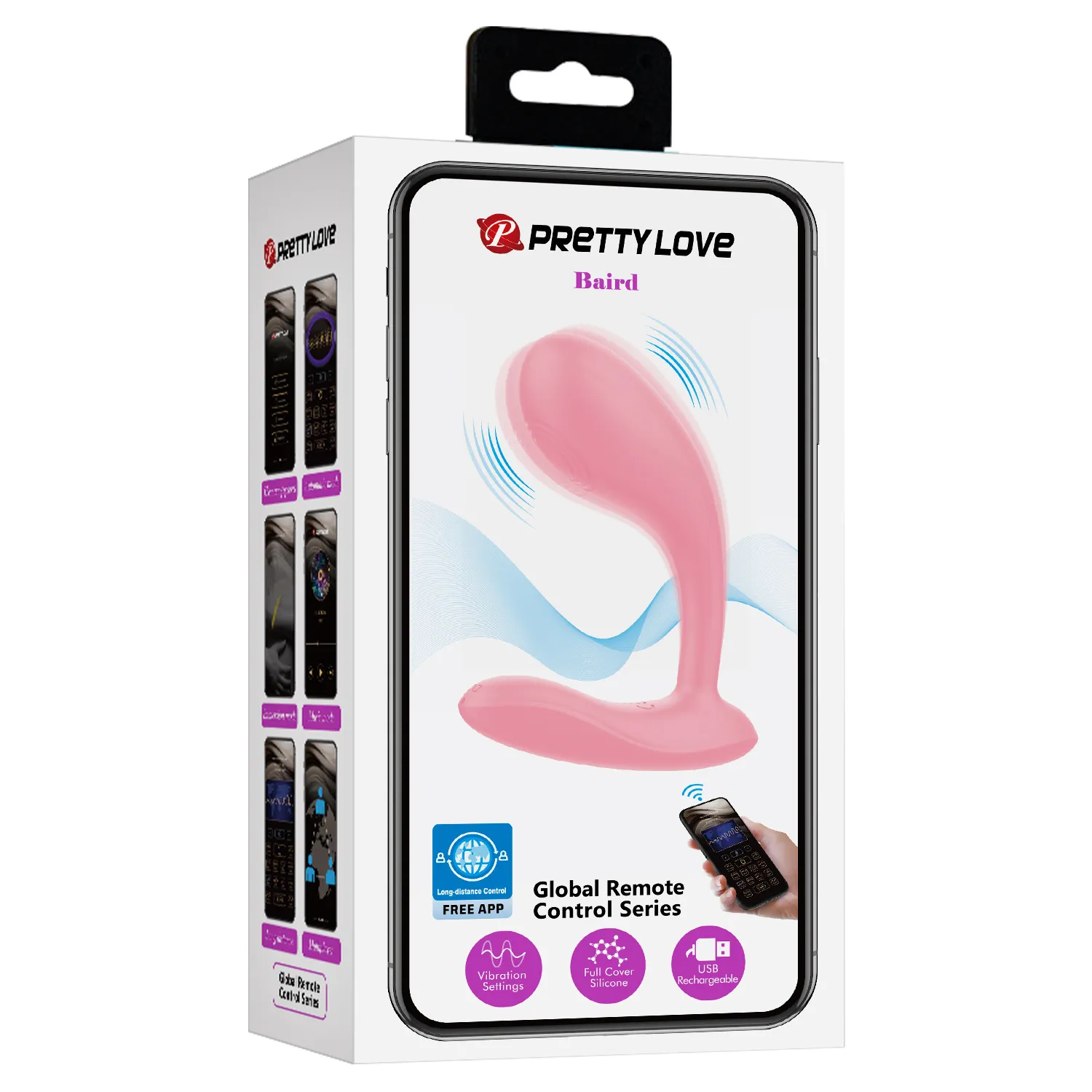 Trứng Rung Hậu M&ocirc;n Kết Nối App Điện Thoại Pretty Love Baird