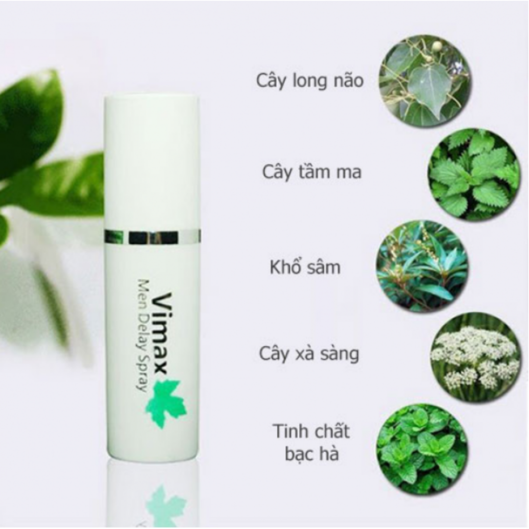 Xịt Vimax Men Delay Spray hỗ trợ kéo dài thời gian 3