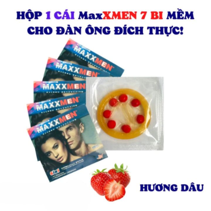 Bao Cao Su 7 Bi Nổi Lớn MAXXMEN