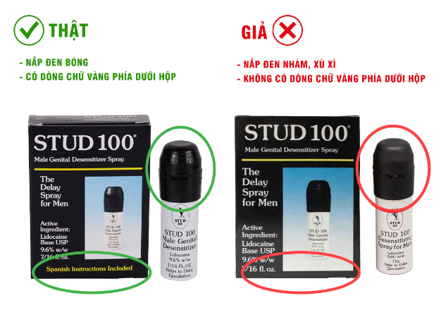 Chai Xịt Stud 100 Gi&uacute;p K&eacute;o D&agrave;i Thời Gian Cho Nam 10ml 2