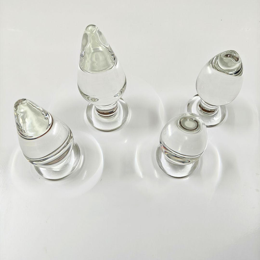 Plug Thủy Tinh Trong Suốt Size Lớn