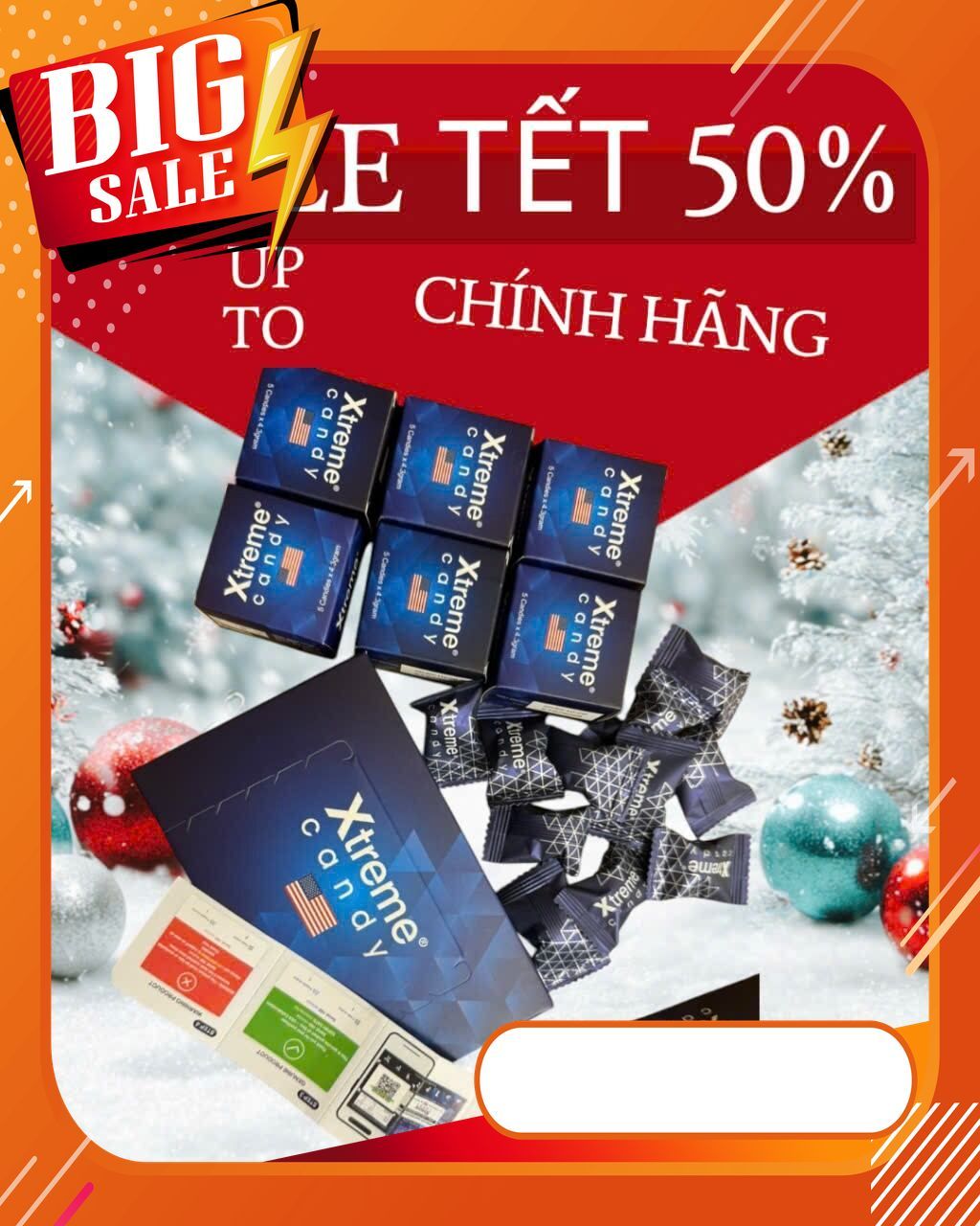 Hộp 5 Vi&ecirc;n Kẹo Xtreme