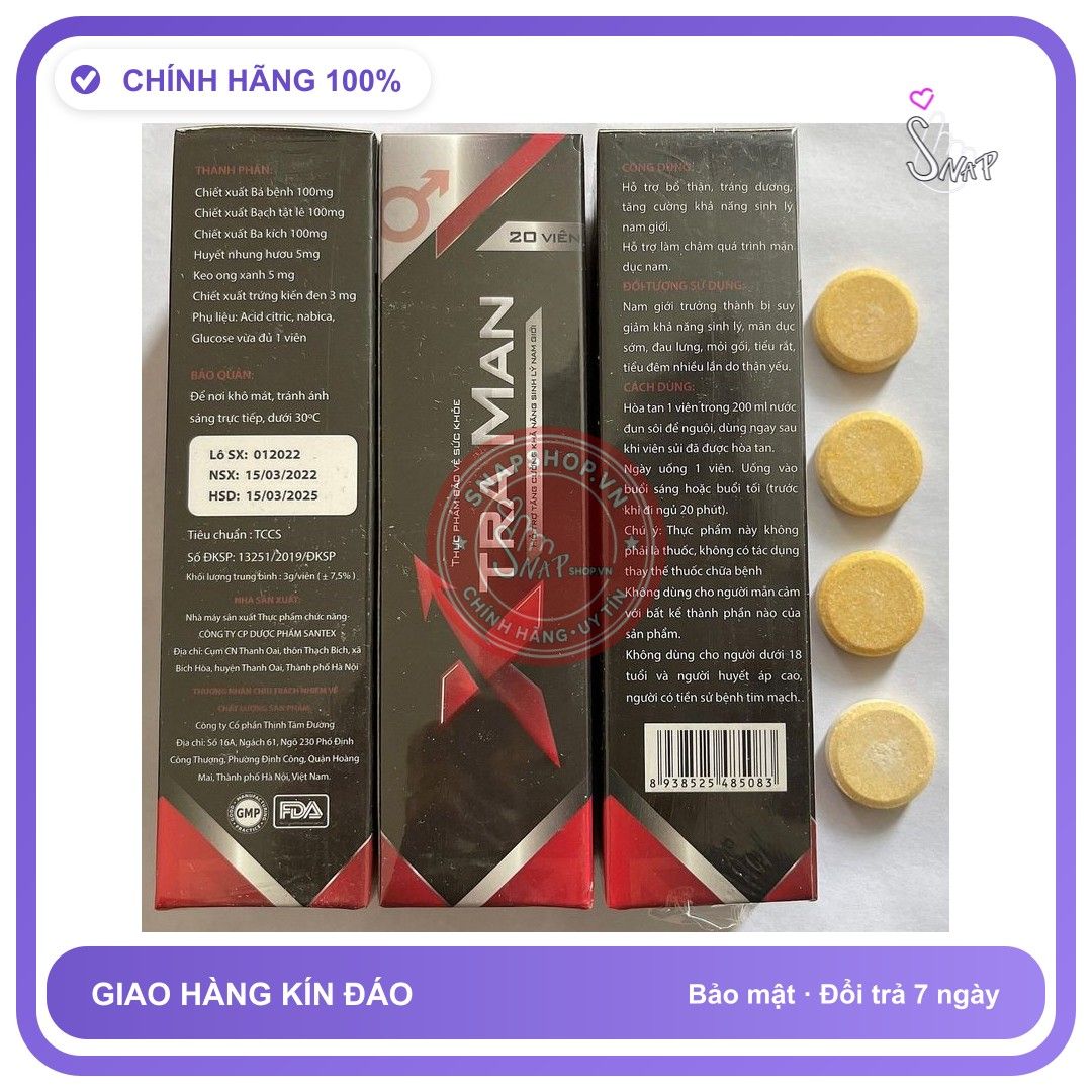 Vi&ecirc;n Sủi Xtra Man Tăng Cường Sức Bền
