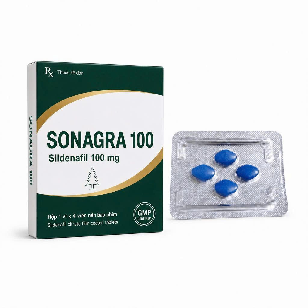 Vi&ecirc;n uống hỗ trợ tăng cường sinh l&yacute; nam Sonagra 100
