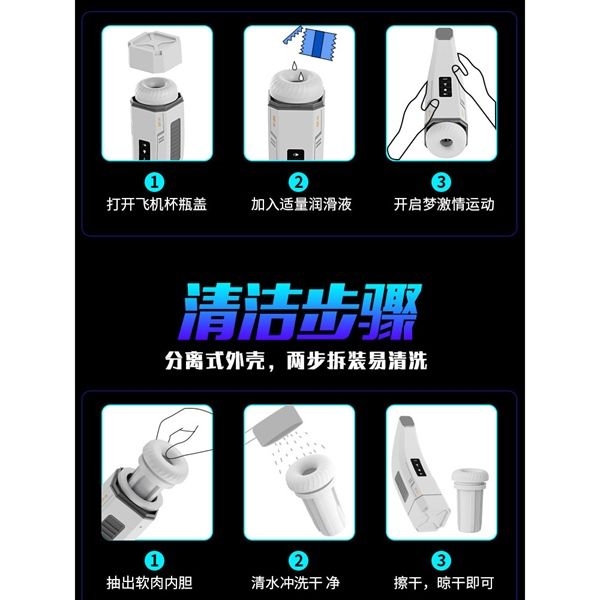 Âm đạo giả phát nhiệt bú có âm thanh sạc USB Hgod 