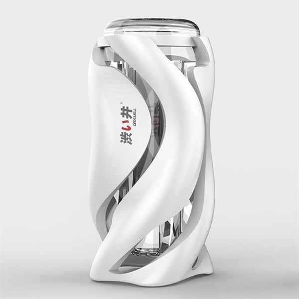 Âm đạo giả Cốc DryWell Hurricane - White M-50