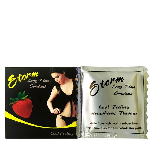 Bao cao su gai bi kiểu 7 Bi Storm 1 hộp Hộp 1 cái