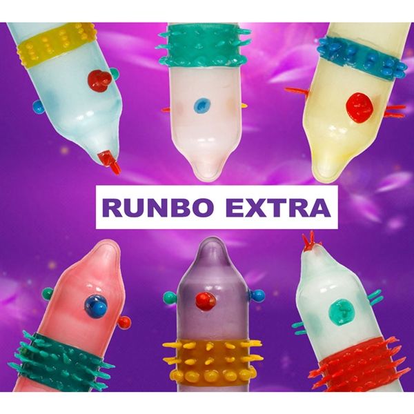 Bao cao su gai bi kiểu Runbo Extra Hộp 6 cái