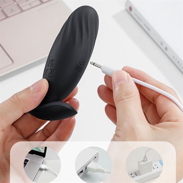 Plug phích cắm hậu môn rung sạc USB Roselex Humid App