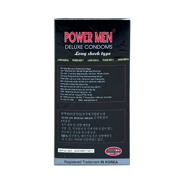Bao cao su kéo dài quan hệ Cá Ngựa Powermen 4in1 Hộp 12 cái