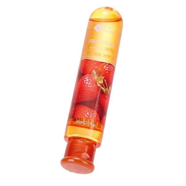 Gel bôi trơn hương thơm YouMe Fruity Lube Dâu Chai 80ml