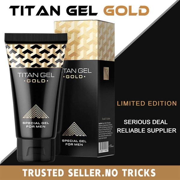 Gel bôi trơn tăng kích thước Titan Gold Chai 50ml