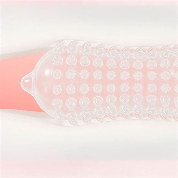 Bao cao su gân nhám DryWell Naked Granule C-51 Hộp 6 cái
