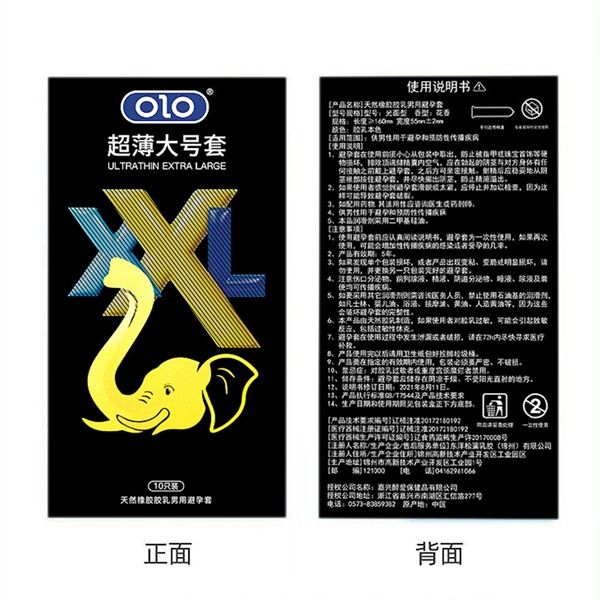 Bao cao su size lớn OLO XXL Extra Large Hộp 10 cái
