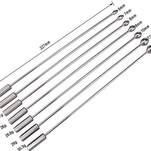  BDSM Thông niệu đạo Inox Đầu Tròn - 6mm