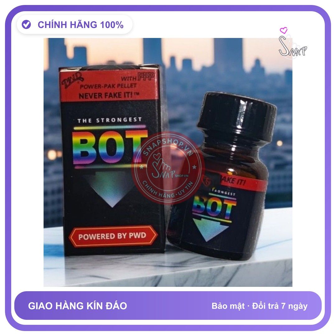 Chai hít tăng khoái cảm Popper BOT 10ml Che Tên SP Chai Hít 