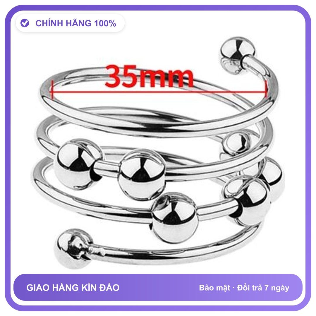  BDSM Vòng Bi Inox Xoắn Ốc - 35mm