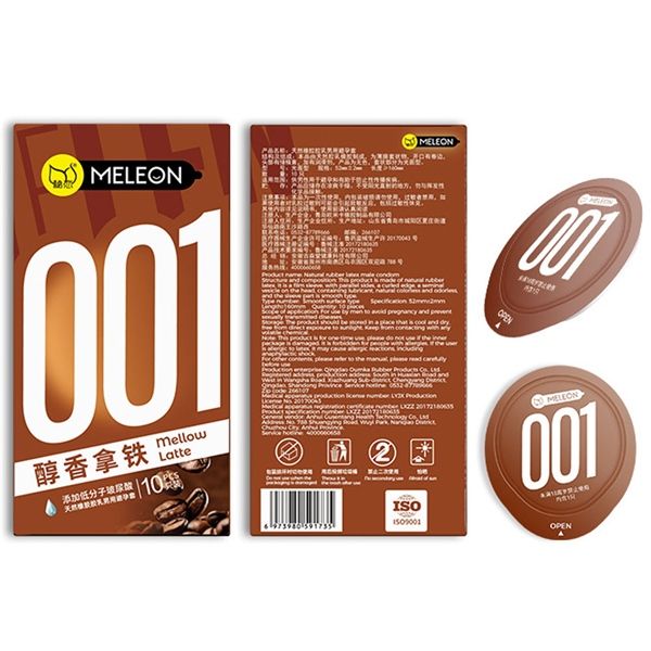 Bao cao su siêu mỏng Meleon Ultra Thin 001 - Mellow Latte Nâ
