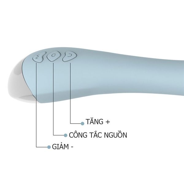 Dương vật giả rung sạc USB GOK Silver Fox