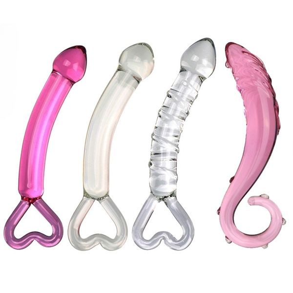 Dương vật giả Thủy Tinh Shape Trái Tim