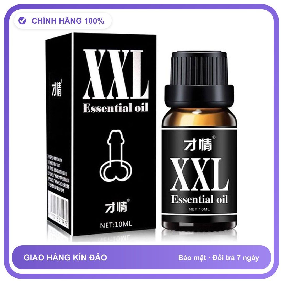 Tinh dầu chống xuất tinh sớm cương dương XXL Black Chai 10ml