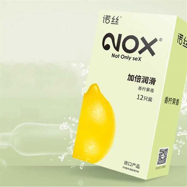 Bao cao su hương thơm Nox Fruity Lime Hộp 12 cái