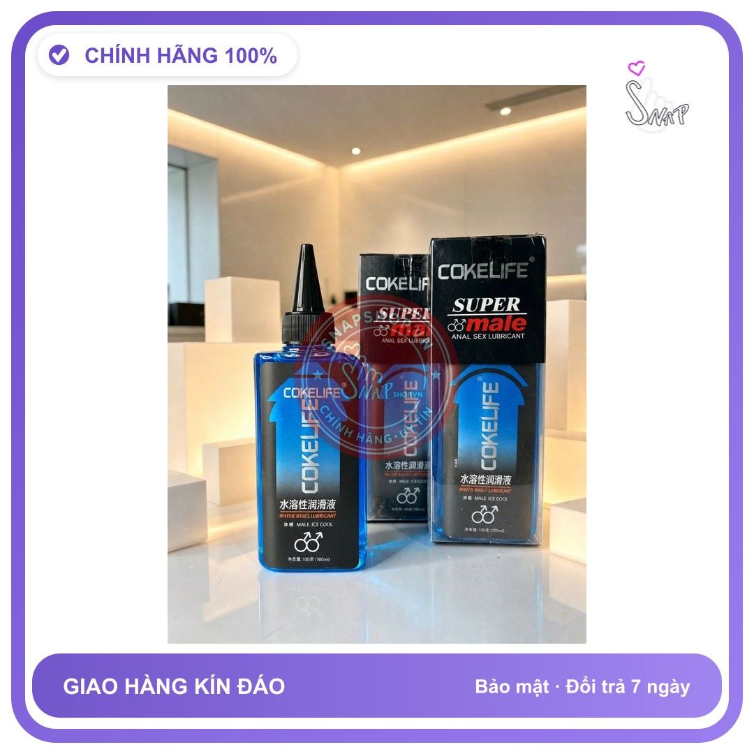 Gel bôi trơn COKELIFE Che Tên Gel bôi trơn, mát lạnh, giảm đ