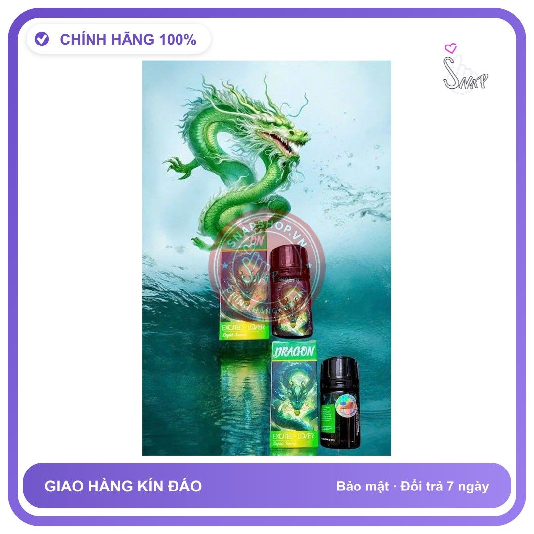 Chai hít tăng khoái cảm Popper DRAGON 40ml Popper 40ml USA, 