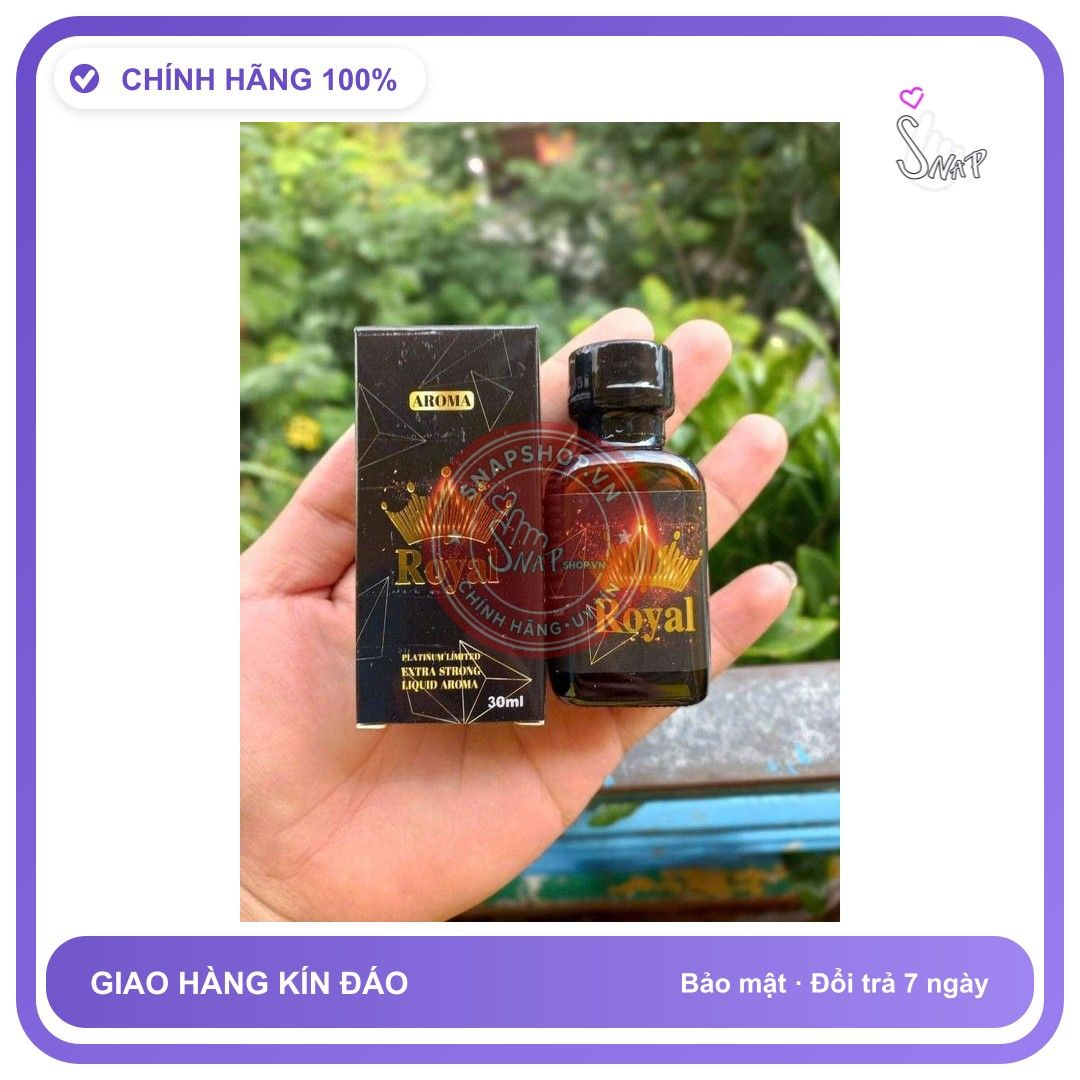 Chai hít tăng khoái cảm Popper Royal 30ml popper 30ml usa Ro