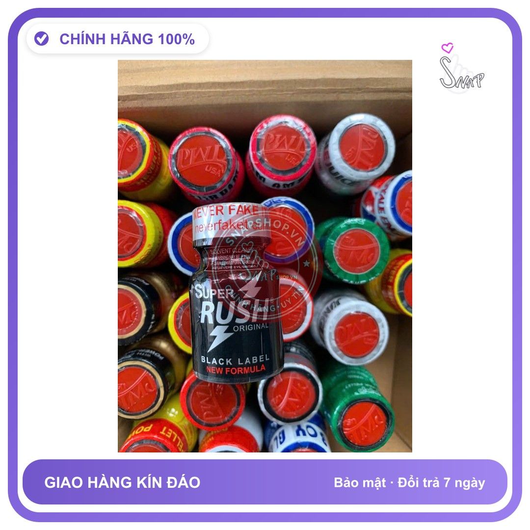 Chai hít tăng khoái cảm Popper SUPER RUSH POPPER 1OML USA RU