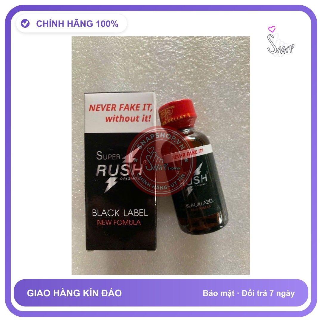 Chai hít tăng khoái cảm Popper SUPER RUSH 30ML POPPER 30ML R