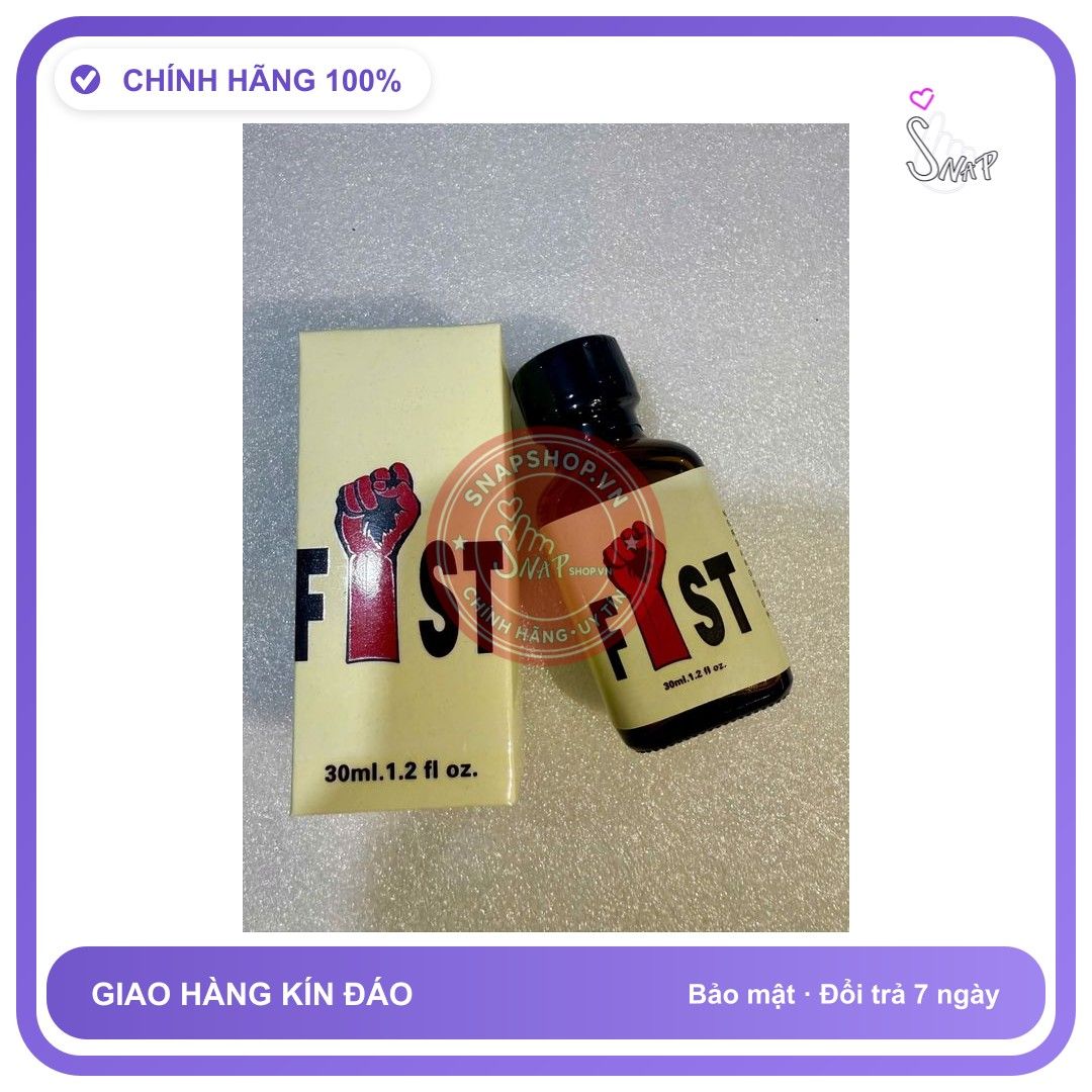 Chai hít tăng khoái cảm Popper FIST 30ml Popper 30ml, dòng m
