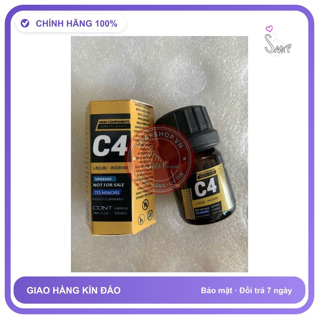 Chai hít tăng khoái cảm Popper MAIN COMPONENTS 20ml popper 2