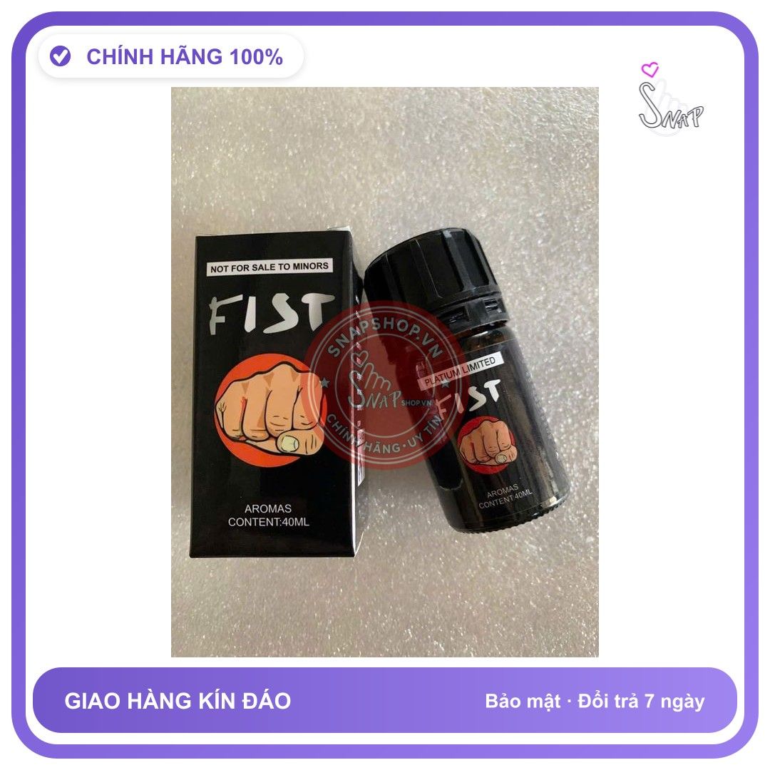 Chai hít tăng khoái cảm Popper FIST 10ml Popper FIST 10ml vớ