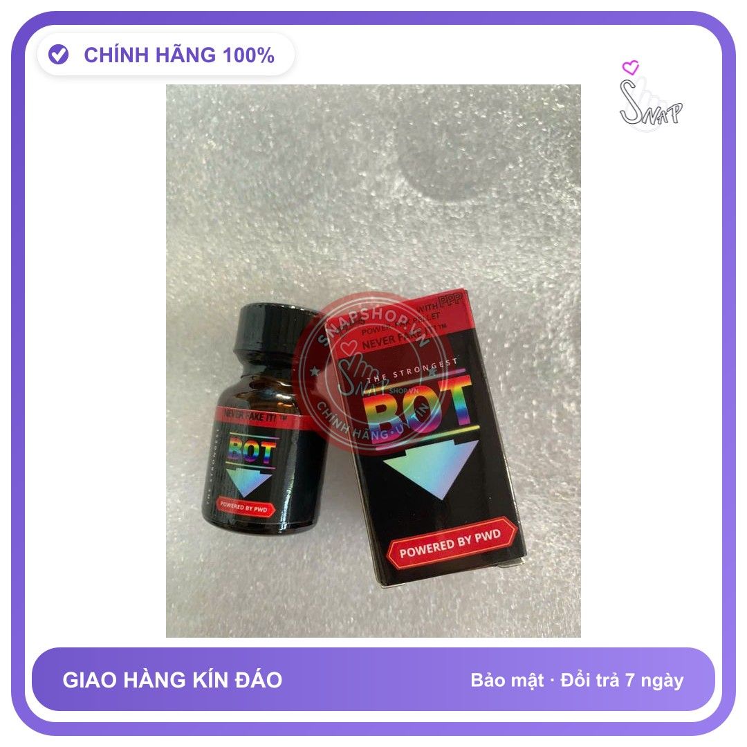 Chai hít tăng khoái cảm Popper BOT 10ml Popper 10ml,cho BOT