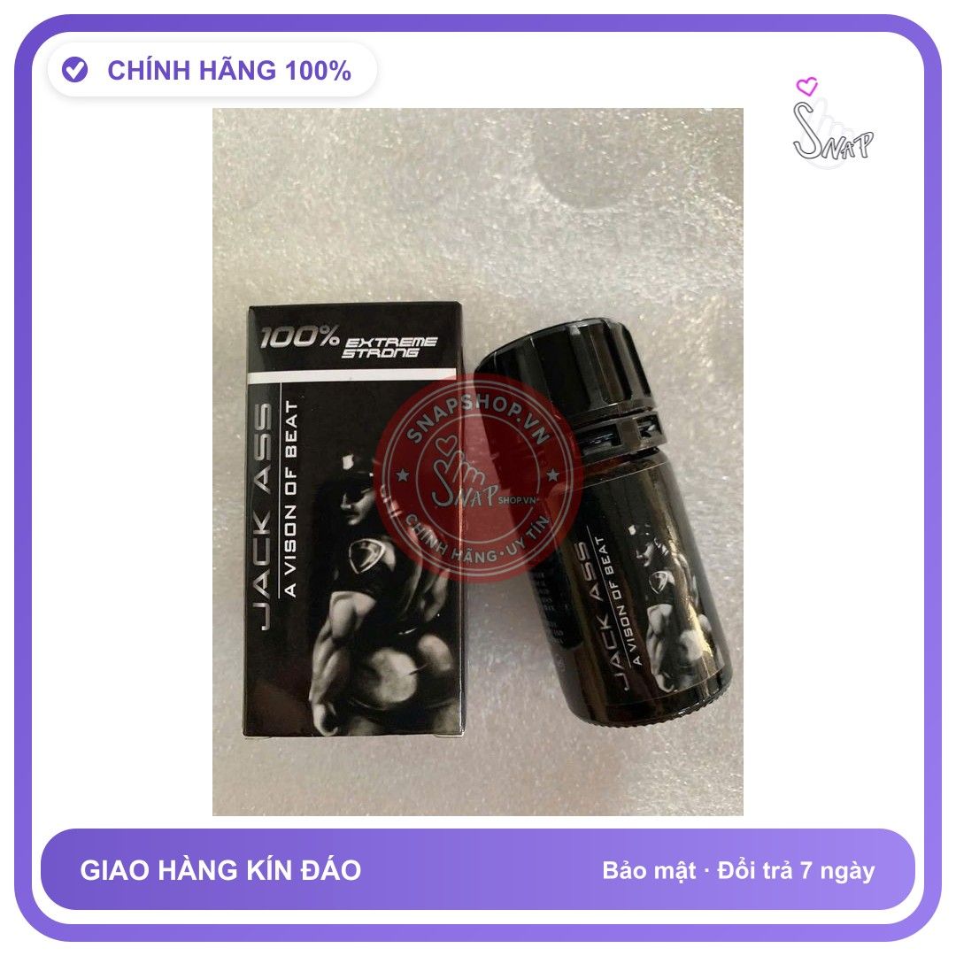 Chai hít tăng khoái cảm Popper JACK ASS 40ml Popper 40ml Jac