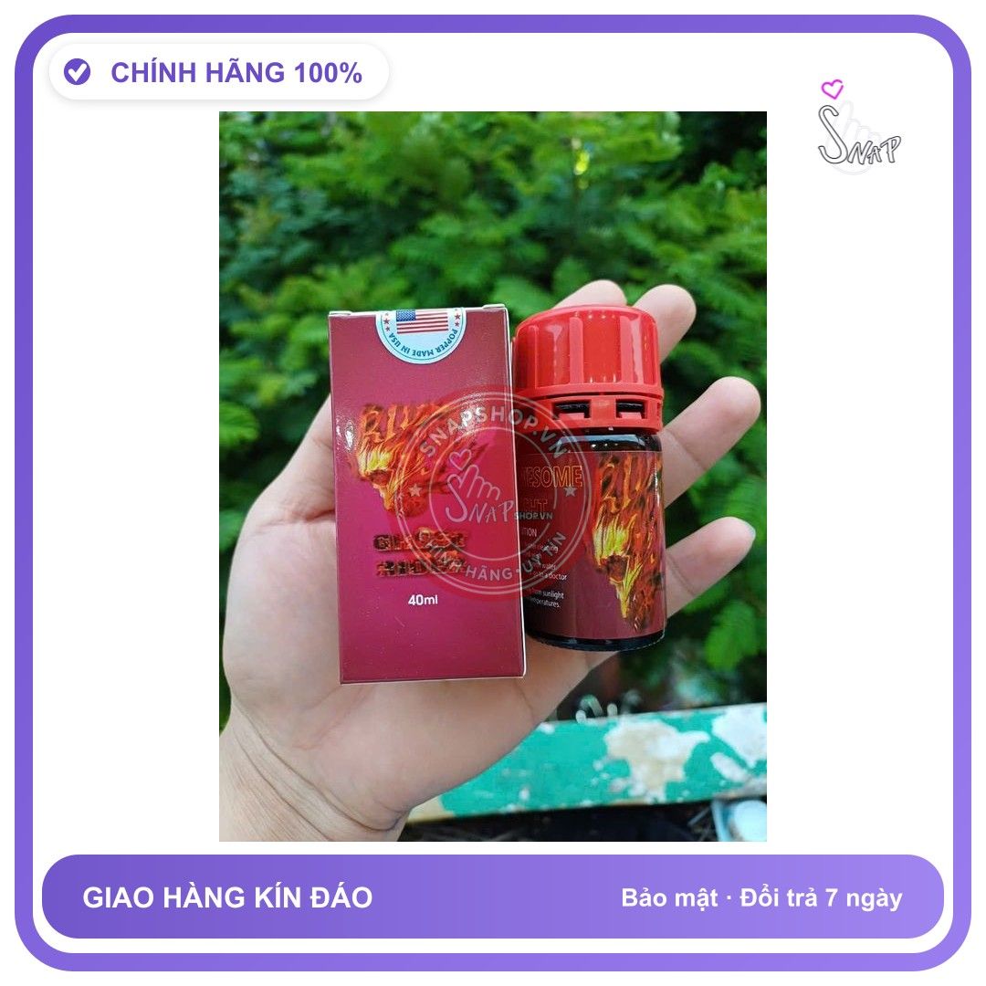 Chai hít tăng khoái cảm Popper WESOME 40ml Popper 40ml USA, 