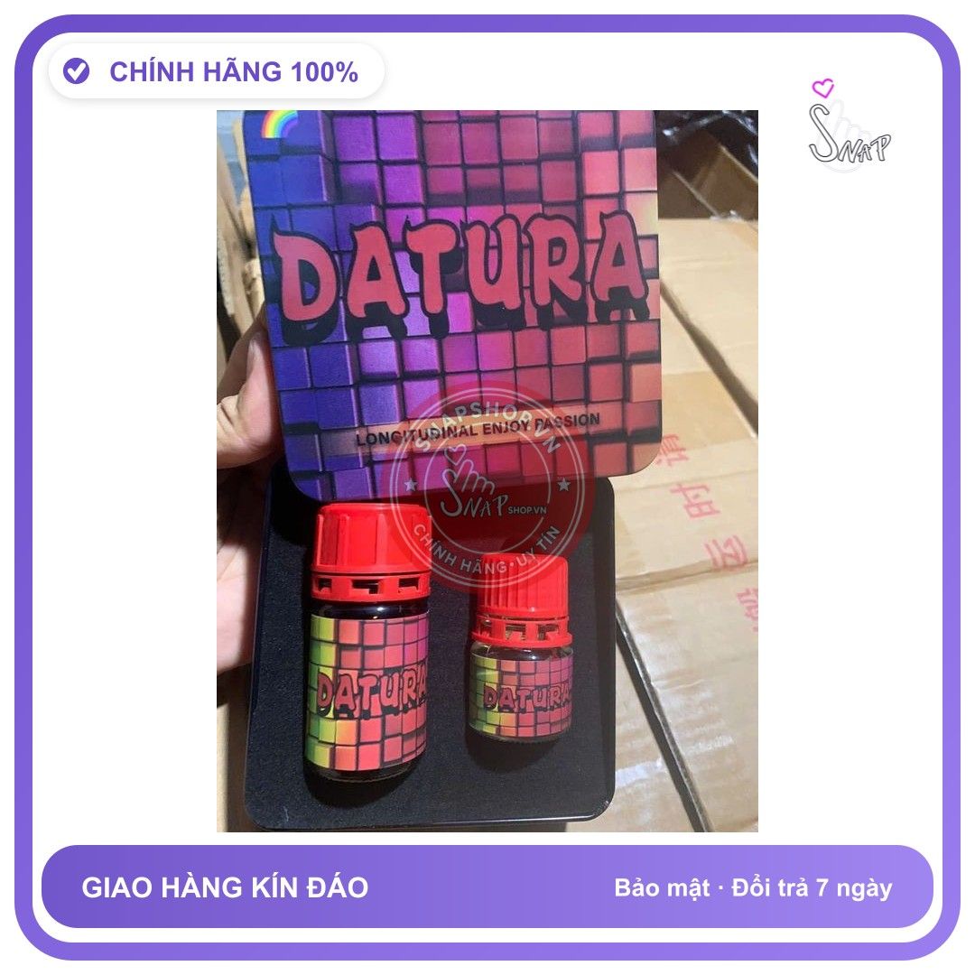 Chai hít tăng khoái cảm Popper DATURA Popper cao cấp chính h